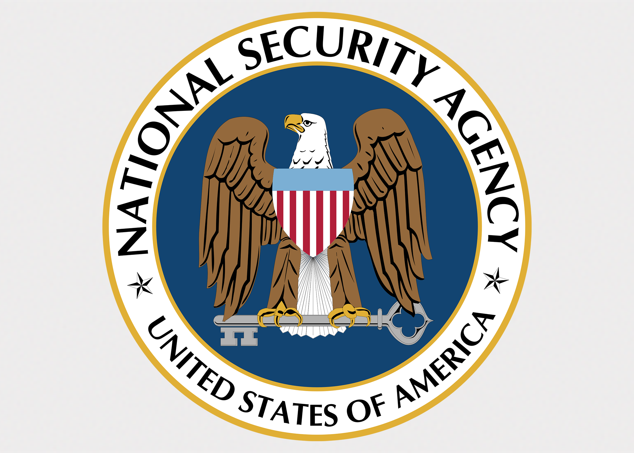 The seal of the U.S. National Security Agency.