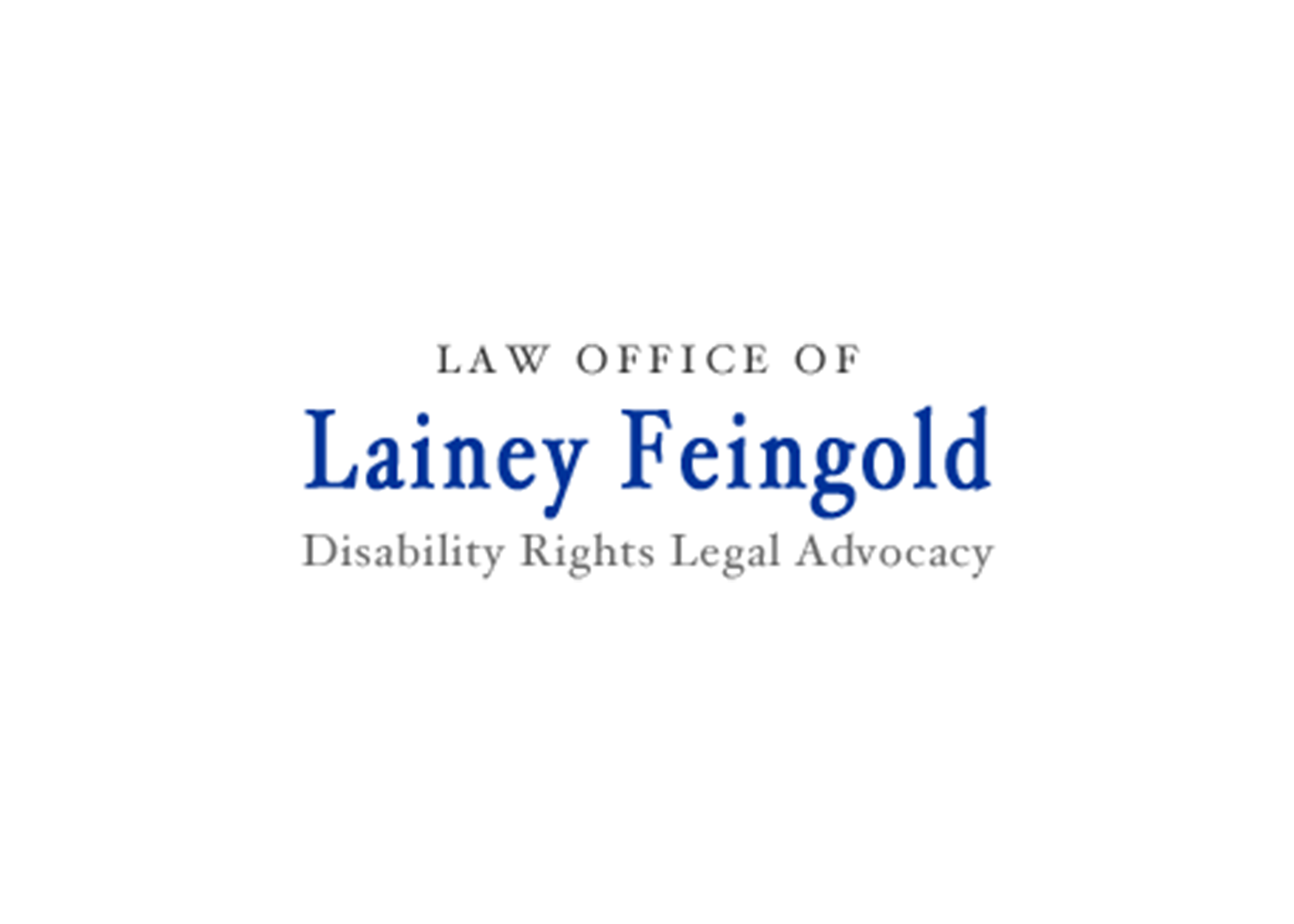 Law Office of Lainey Feingold: Disability Rights Legal Advocacy
